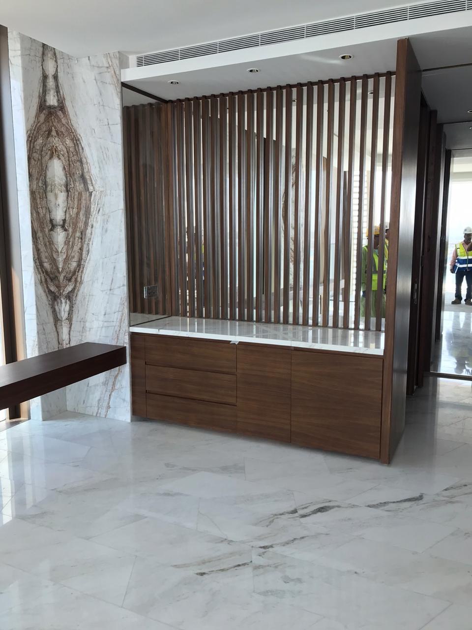 Стінові панелі з мармуру BIANCO VENA #5