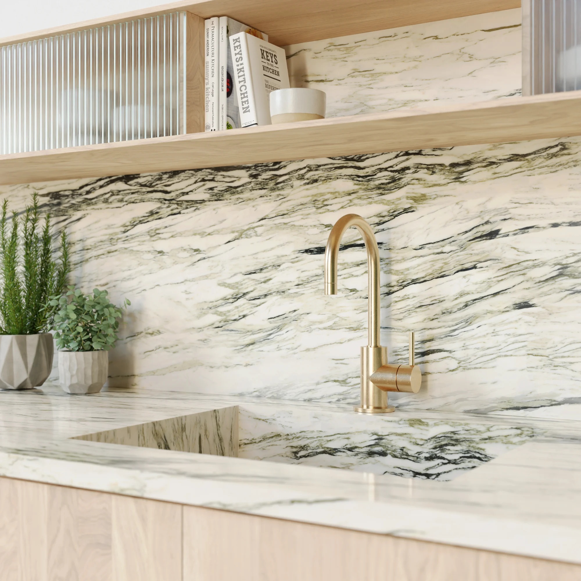 Стіни та підлога з мармуру CALACATA ORIENTAL #5