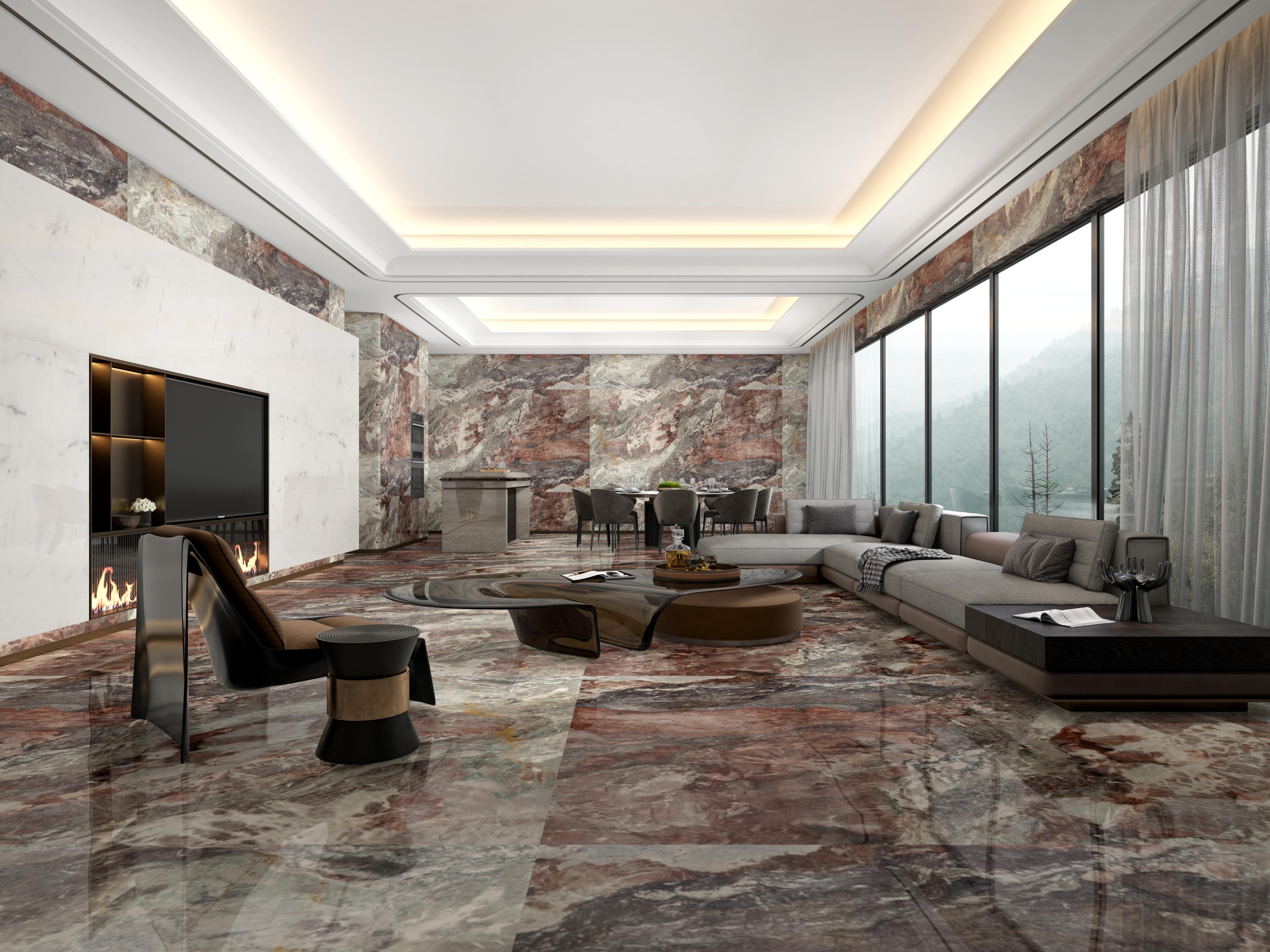 Мармур FANTASY VIOLET в інтер'єрі #4