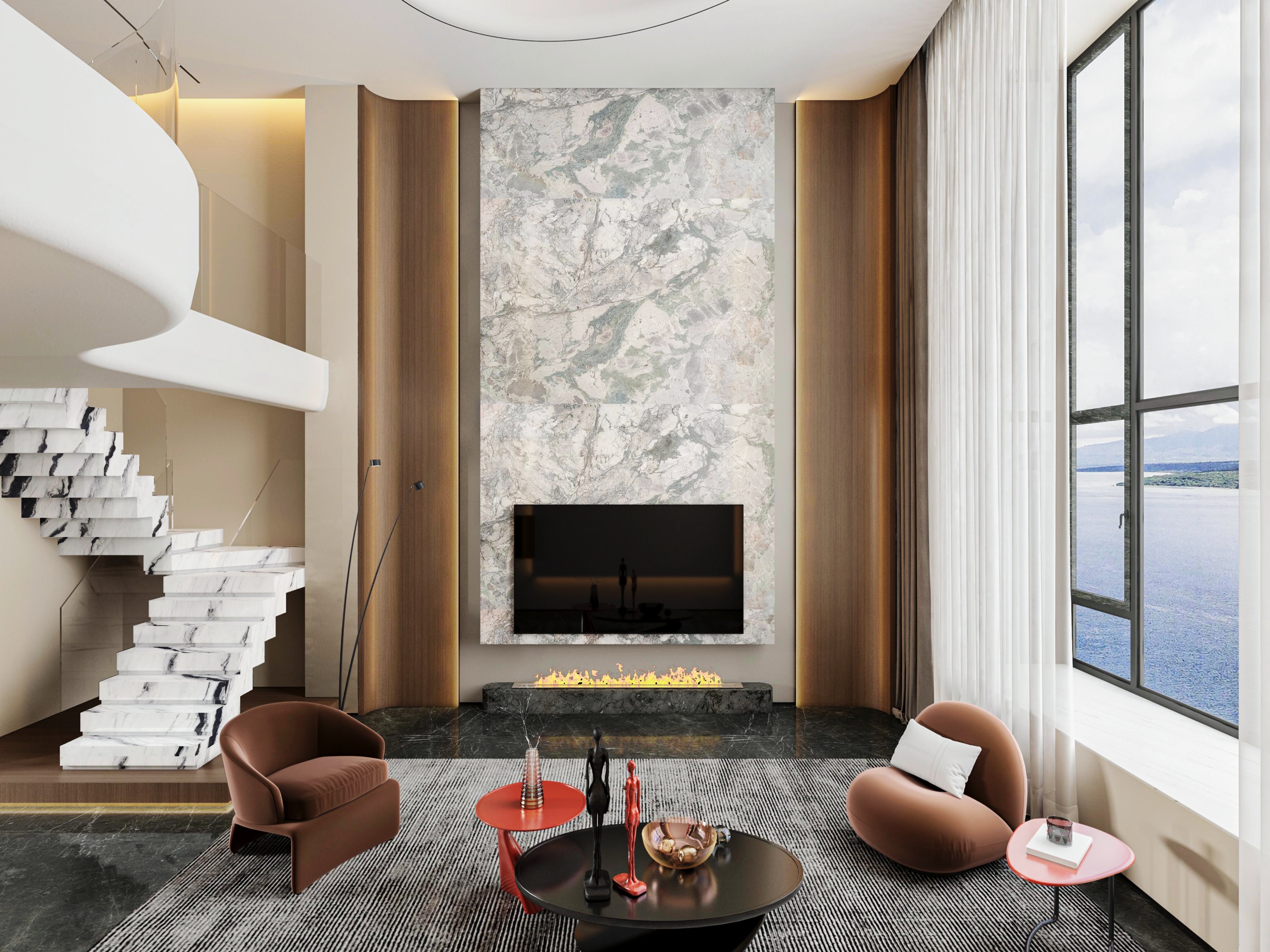 Мармур FOUR SEASON GREY в інтер'єрі #4