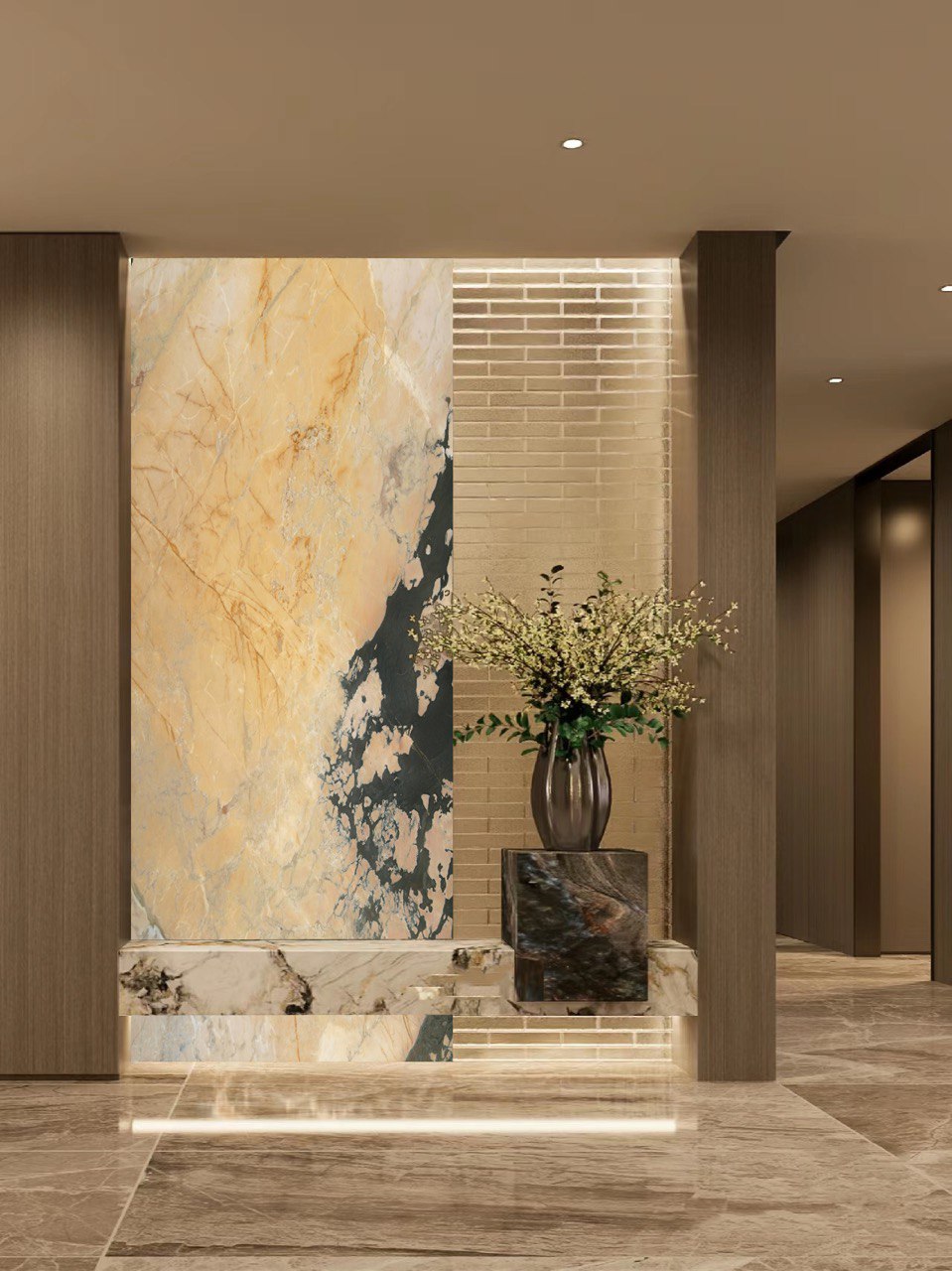 Мармур PESCA VENATA в інтер'єрі #2