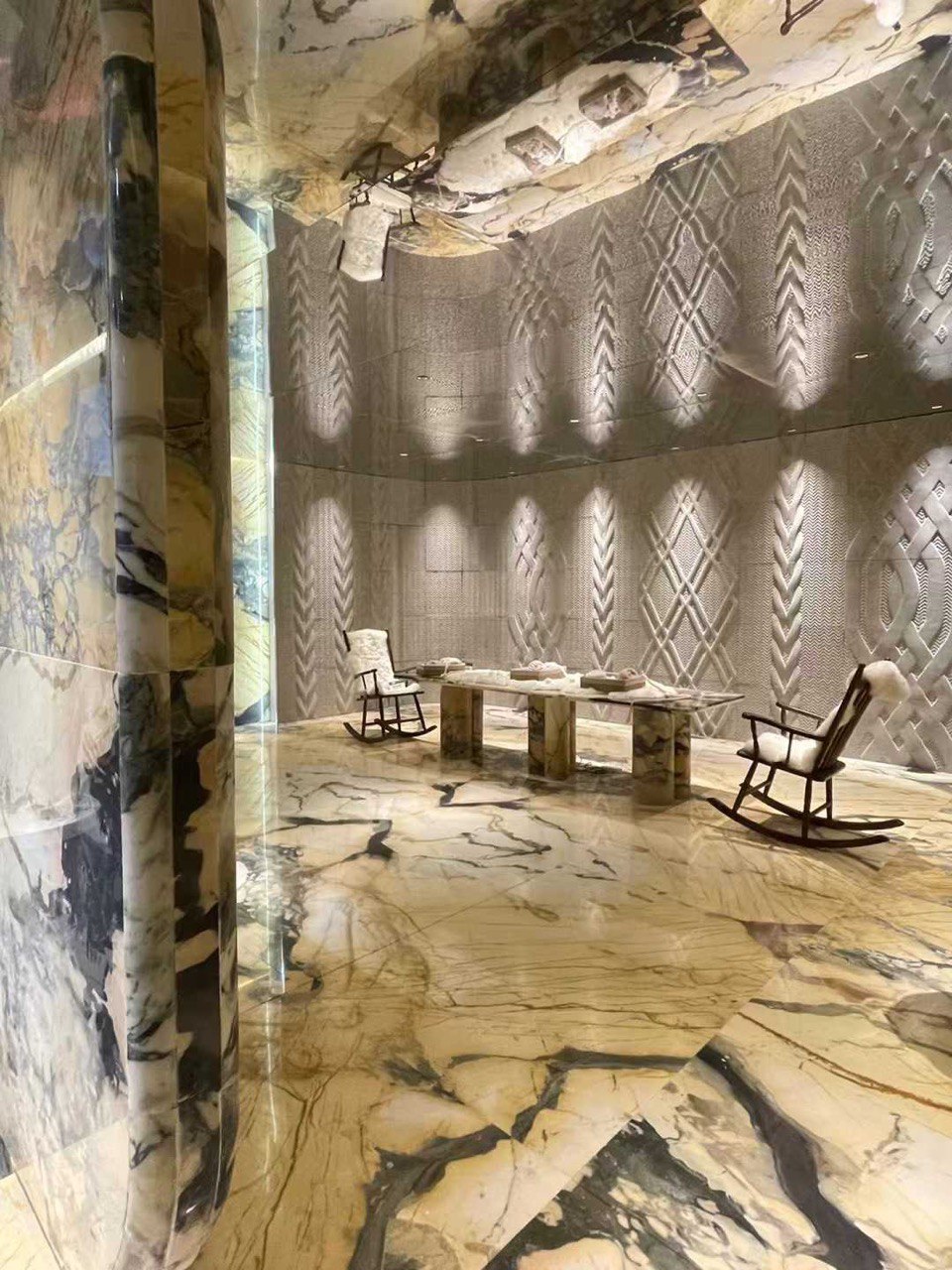 Мармур PESCA VENATA в інтер'єрі #4