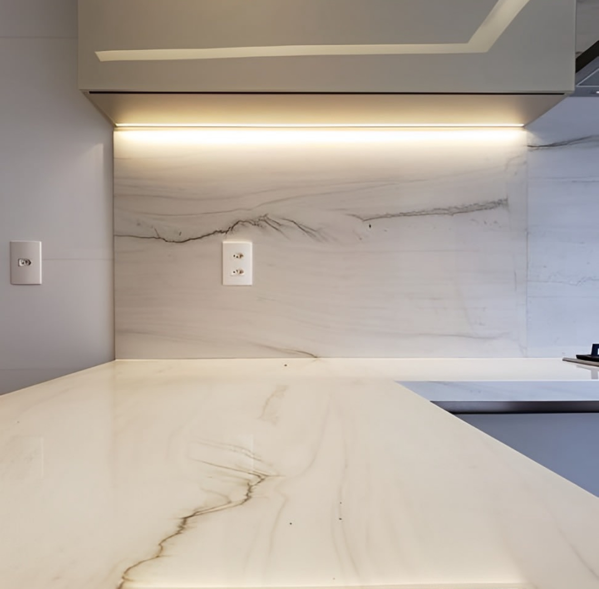 Кварцит LE BLANC в інтер'єрі  #2