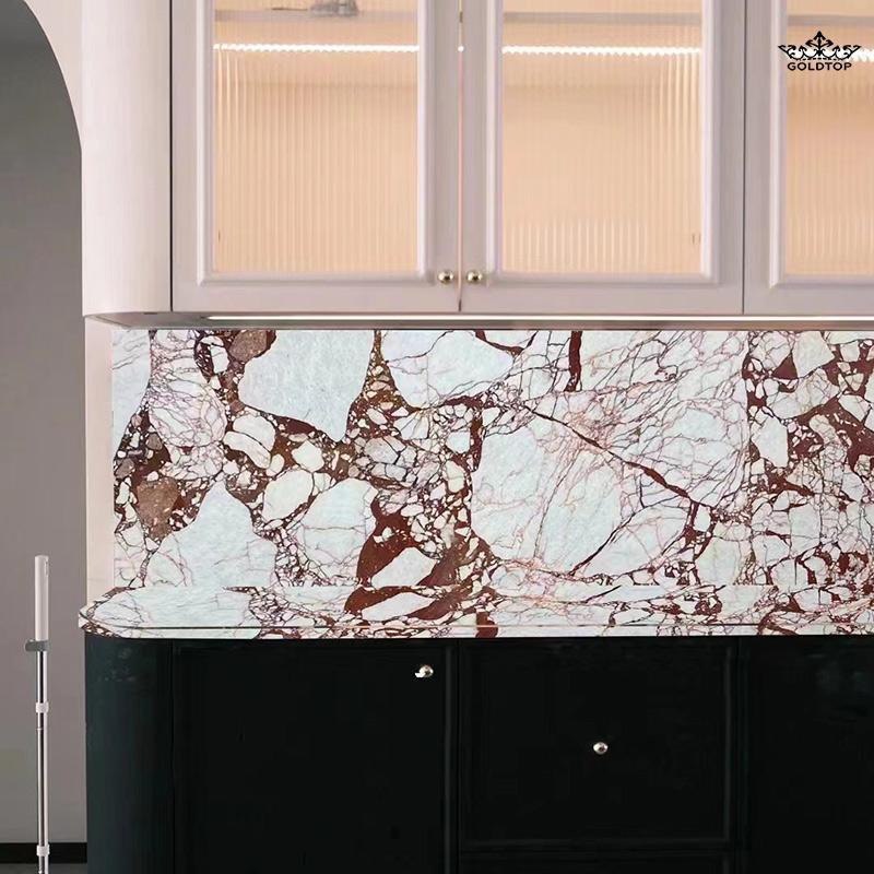 Мармур ROSE PINK в інтер'єрі  #2