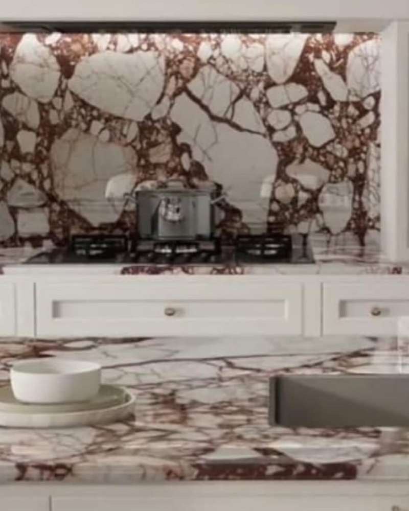 Мармур ROSE PINK в інтер'єрі  #4