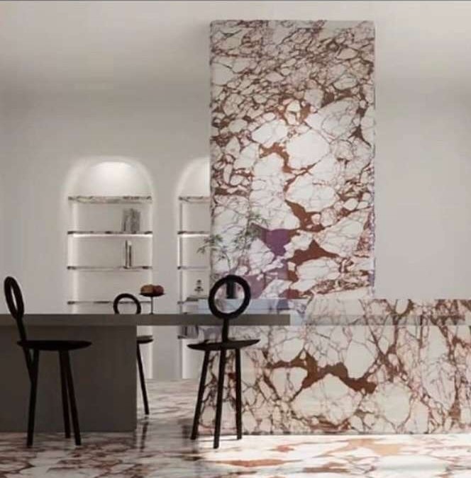 Мармур ROSE PINK в інтер'єрі  #5