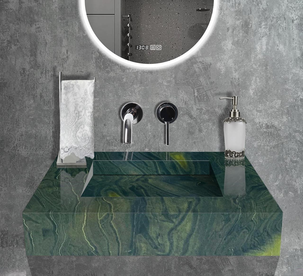 Граніт SERPENTINUS в інтер'єрі  #2