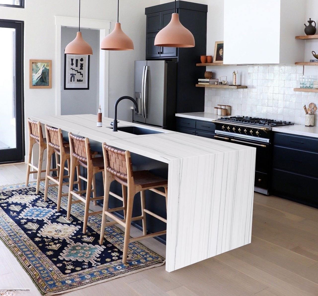 Кварцит STATUARIO SUPREME в інтер'єрі  #3